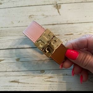 Gorgeous Tory Burch Multi Color Leather Cuff